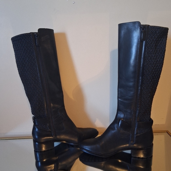 Cole Haan Women's Clover Stretch Side-Buckle Riding Boots Size 10 NWOT - Picture 8 of 15